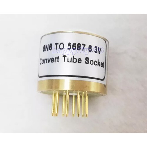 1PC 6N6 TO 5687 6.3V Vacuum Tube socket Convert Adapter for TUBE AMP