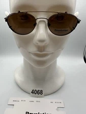 New Vintage Revolution Eyewear With SunShade RE034 Bronze 48 19 140