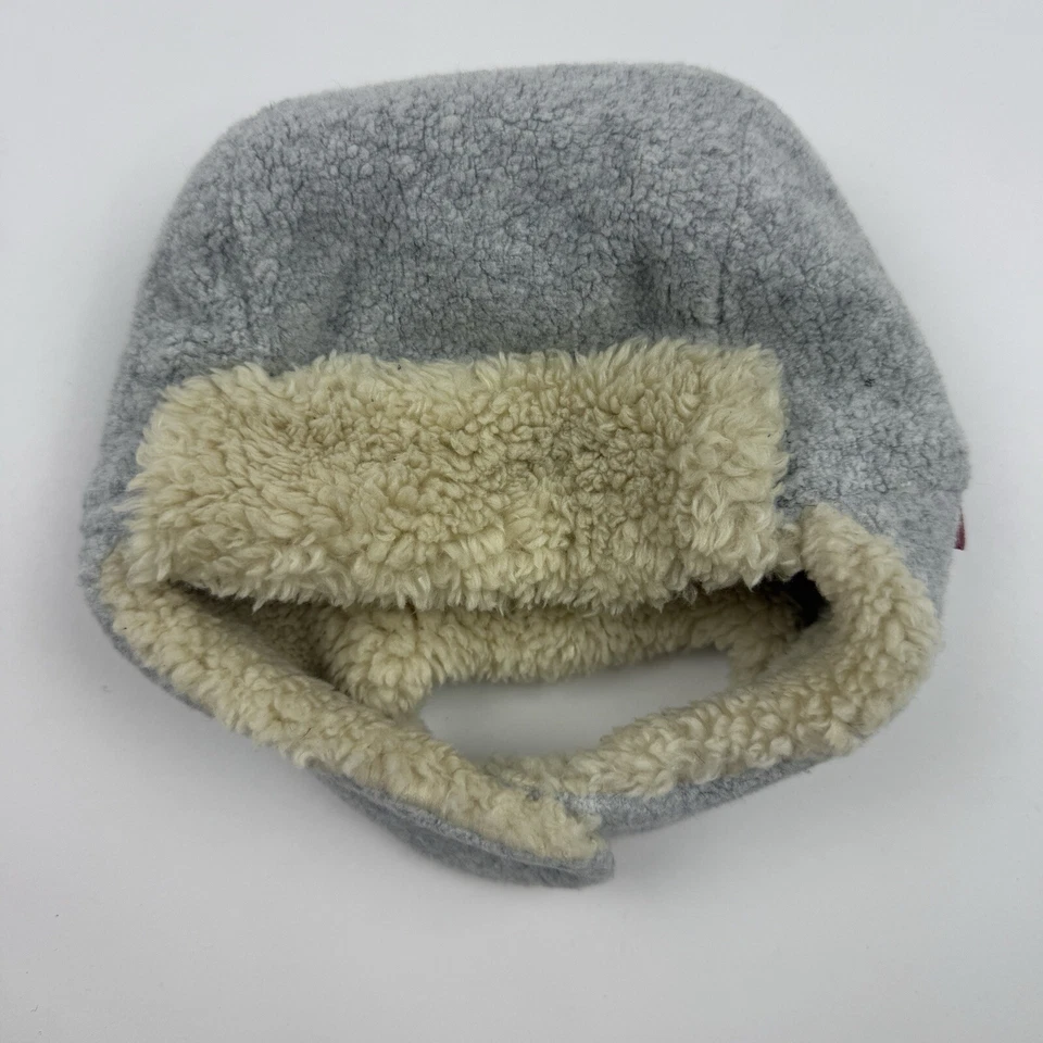 Zutano Gris Vellón Sherpa Invierno Trampero Sombrero Bebé Infante Unisex Talla 6 Meses Foto 4 de 4