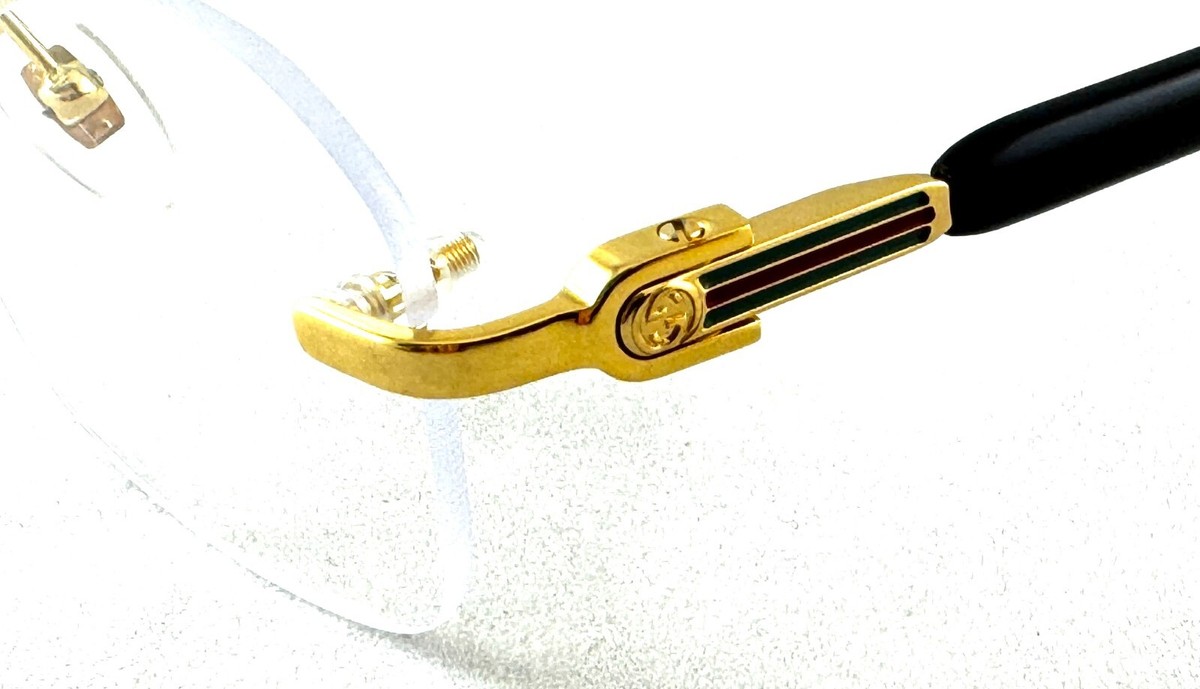 GUCCI 長方形フレムメカネ GG1221O 001 Gucci GG1221O 001 Glasses - US