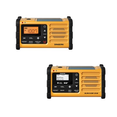 Sangean MMR-88 UKW/MW/Handkurbel/Solar mit/ohne DAB+