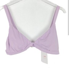 Andie Swim Light Purple The Caicos Bikini Top Size Large NWT