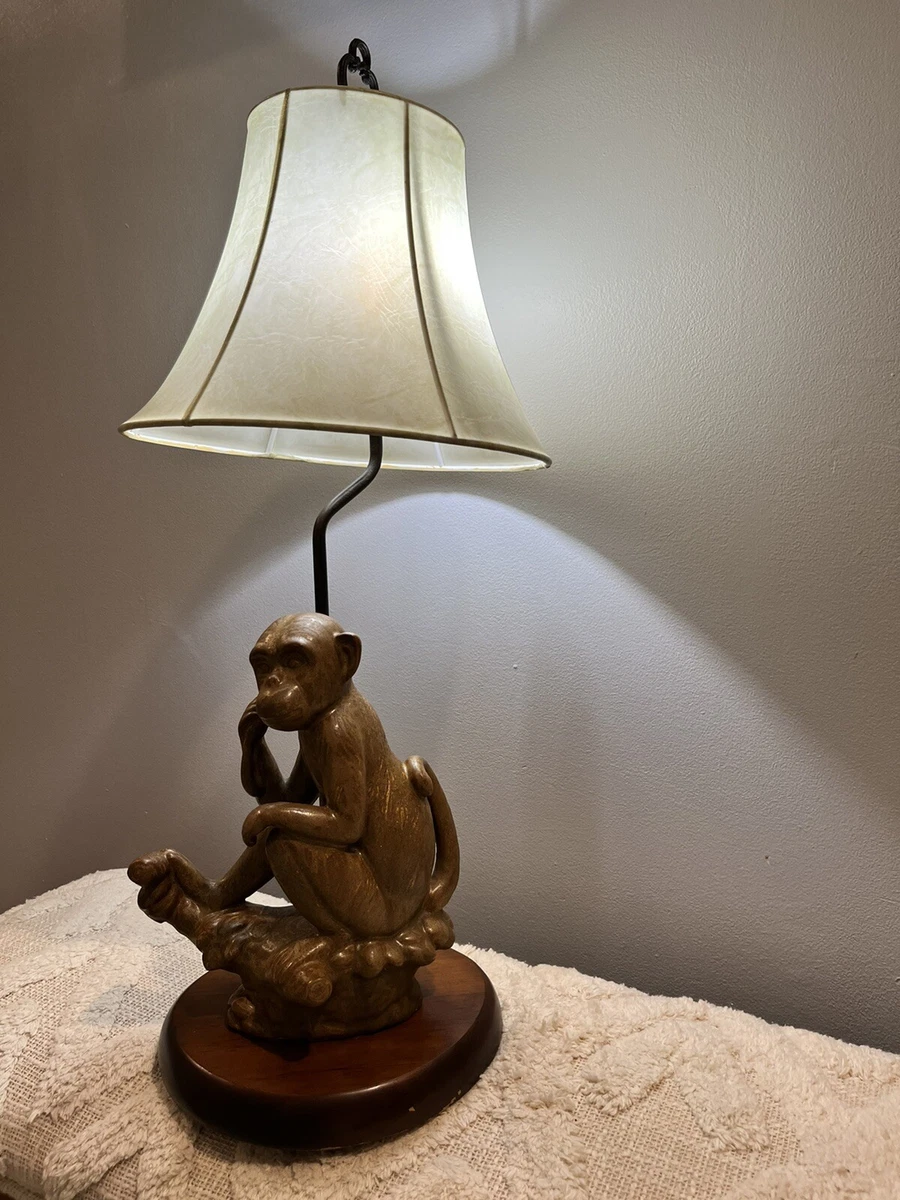 Monkey lamp with sale shade