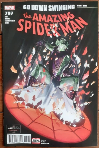 THE AMAZING SPIDER-MAN #797, ALEX ROSS COVER, MARVEL COMICS, MAY 2018, VF