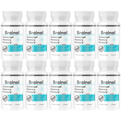 Brainol Advanced Memory Formula for Ultimate Brain Optimization - 10 Bottles