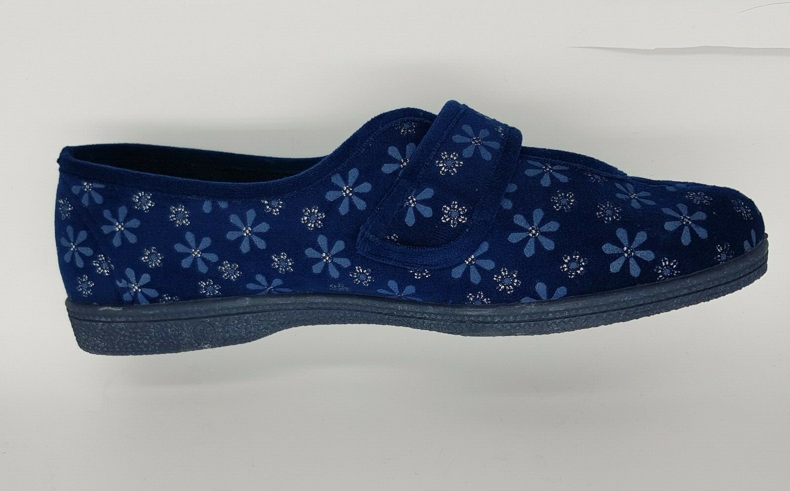 Womens Sleepers Ivy LS94 Wide EE Fit Ladies Slippers Rubber Sole Touch