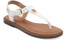 NEW TOMMY HILFIGER Women's Bennia Thong Sandals Sz.9. $59 Nwt White!