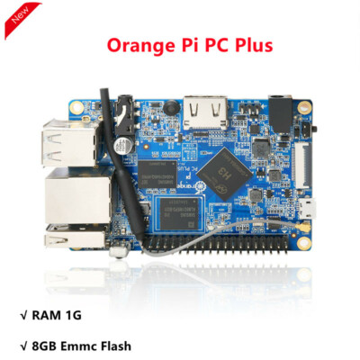 Mini Open-Source Single Board Orange Pi PC Plus RAM 1G with 8GB Emmc Flash