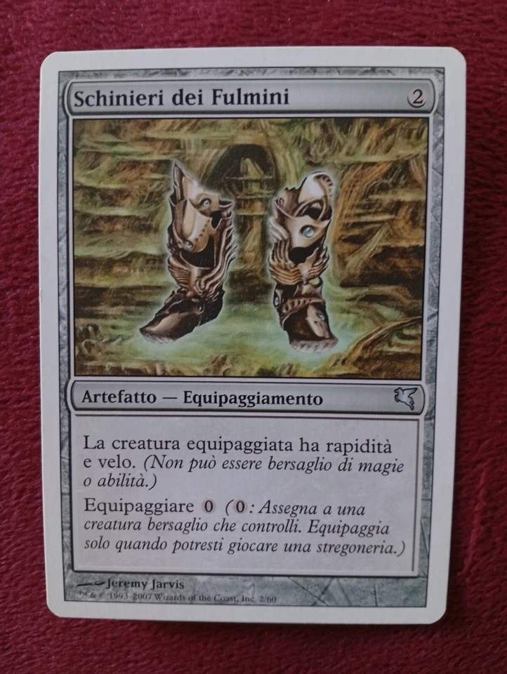 ULTRA RARE MTG Lightning Greaves ITALIAN MP Salvat-Hachette 2007 WOTC - Image 3 of 4