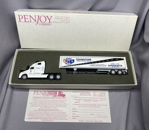 Penjoy Teamsters Local #120 James Hoffa Thomas Keegel Diecast Semi Truck - Bild 1 von 11