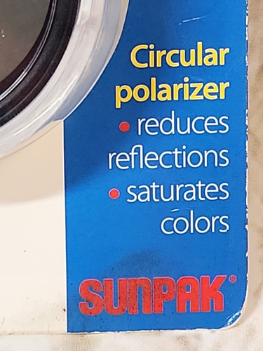 Sunpak DSLR Filter Kit Ultraviolet , Protect you Lens , Circular Polarizer Canon - Picture 5 of 8