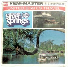 FLORIDA'S SILVER SPRINGS 1977 3d View-Master 3 Reel Packet NEW SEALED