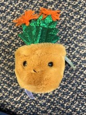 Flower / Cactus Plush Orange Flowers FAO Schwartz Brand