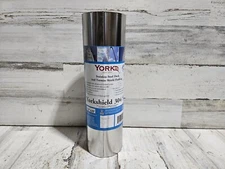 *York 12 in. x 20ft Silver Stainless Steel Roll Flashing