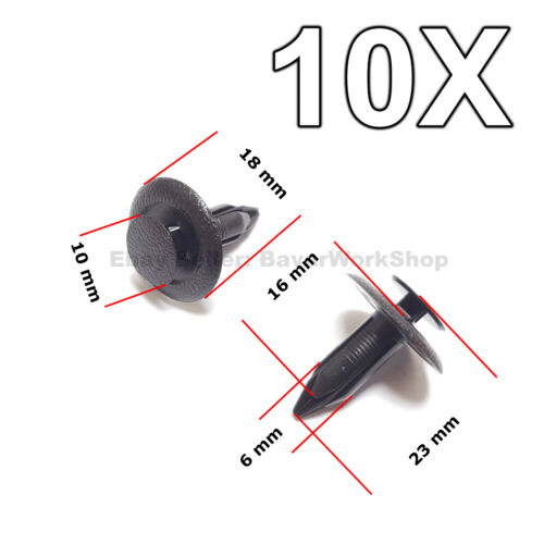 10X Rear Trunk Liner Push-Type Retainer, trunk Top Ceiling retainer for Mazda - Photo 1/3
