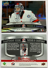 Kim St-Pierre #CR-14 2023 Foil Tim Hortons Card LEGENDS - Team Canada