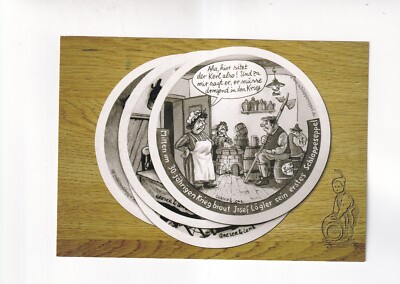 6552) Postcard brewery humor GROßOSTHEIM - Schlappeseppel BREWERY - BEER