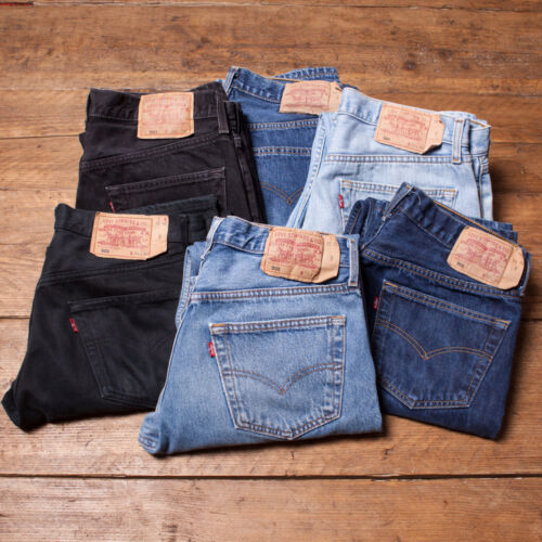 Vaqueros de colección Levis 501 GRADO A Denim Levi talla 29 30 31 32 33 34 36 38 40 42 - Imagen 1 de 18