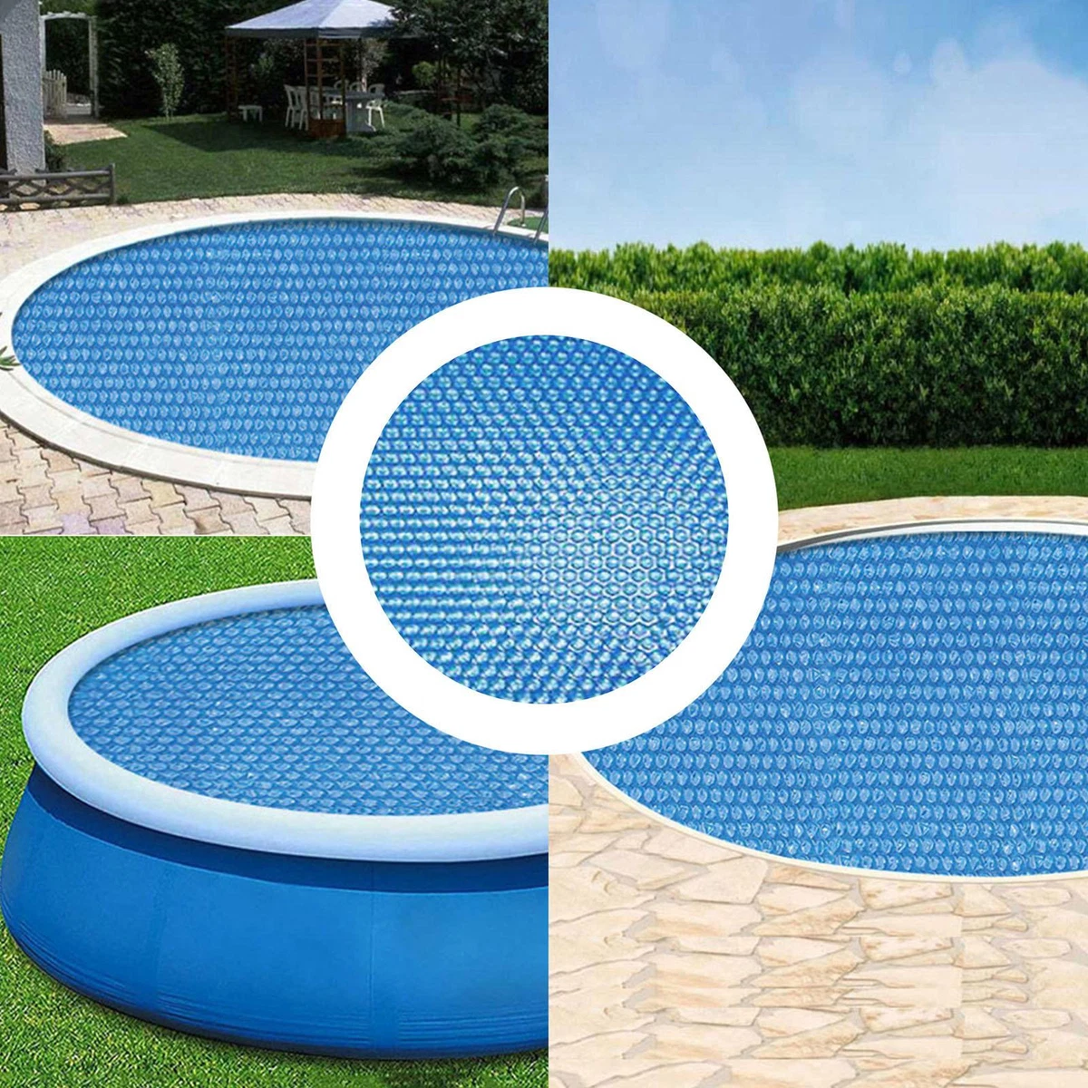 Above Ground Pool Solar Cover Heat Insulation Blanket Cover for