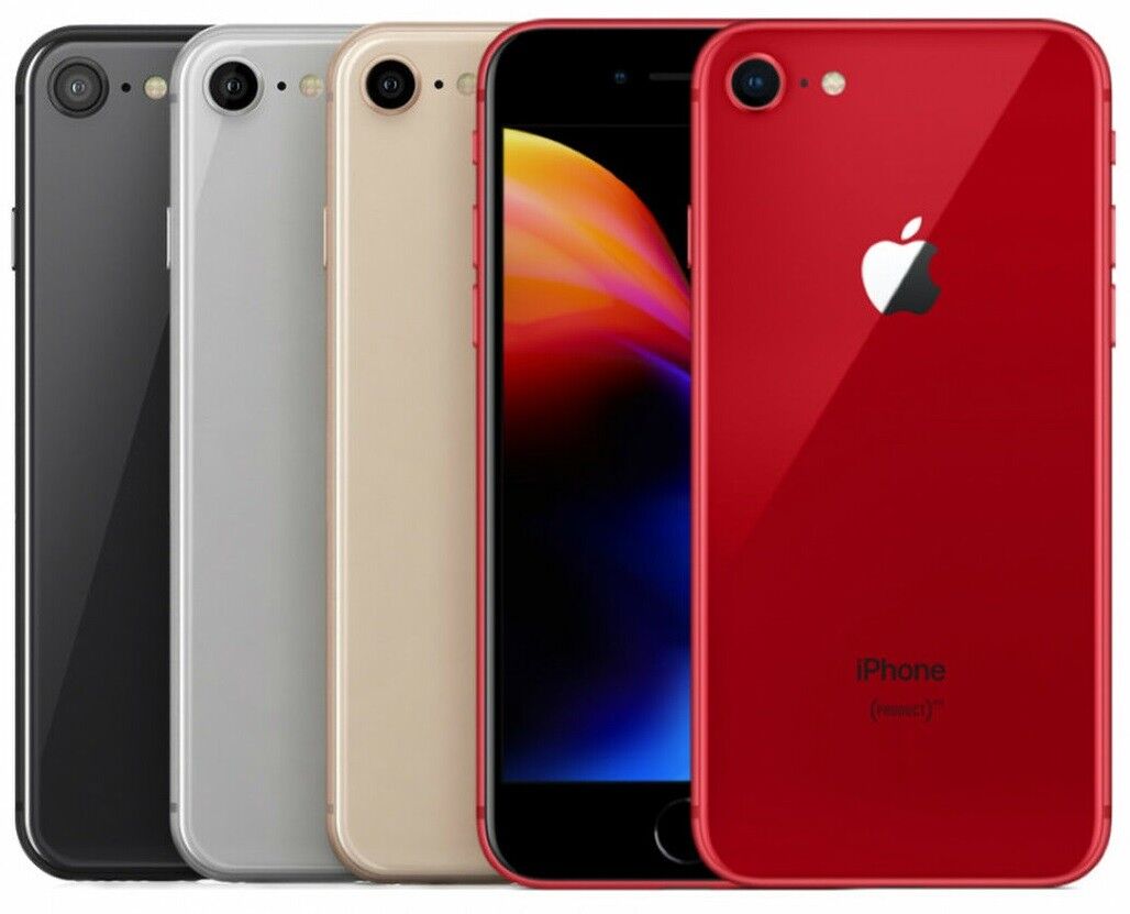 Apple iPhone 8 - 64GB 128GB 256GB Unlocked - All Sizes Apple iPhone 8 - 64GB 128GB 256GB Unlocked - All Sizes