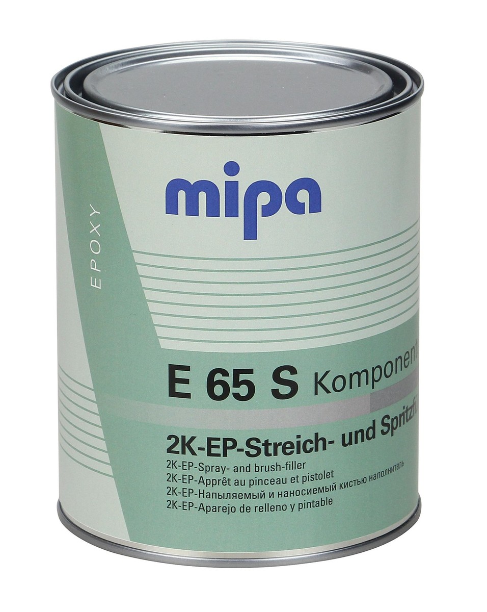 Mipa E65S Set 1,5 Kg Riempitivo Per Vernici E Spruzzi 2K EP Grigio Incl - Foto 11