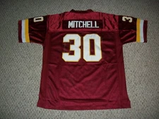 BRIAN MITCHELL Unsigned Custom Burgundy Washington Sewn Football Jersey Sz S-3XL