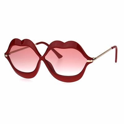 Lip Shape Sunglasses Lips Kiss Women's Cute Fashion Shades UV400