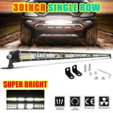 30" inch Ultra Slim Led Work Light Bar Offroad Truck 4WD SUV ATV Boat led lamps
