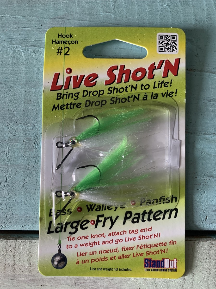 Blakemore LSLF2-012 Live Shot'N Large Fry Chartreuse Shad Fishing