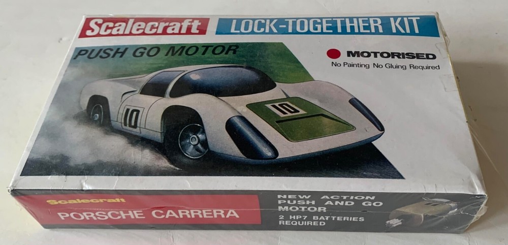 Scalecraft Porsche Carerra Lock-Together Motorized Model Kit - New!!