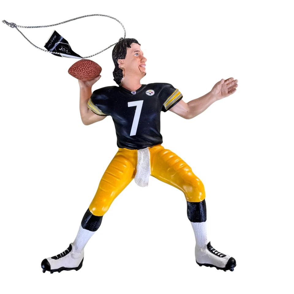Forever Collectibles Pittsburgh Steelers Ben Roethlisberger adorno de Navidad Foto 2 de 4