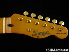Fender Squier FSR Class Vibe 50s Telecaster NECK w/ GOLD TUNERS Tele Maple