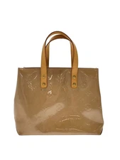 LOUIS VUITTON Reade PM Monogram Vernis Enameled BEG From Japan