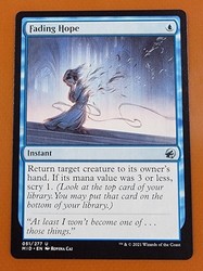 Fading Hope 051/277 Uncommon Innistrad: Midnight Hunt