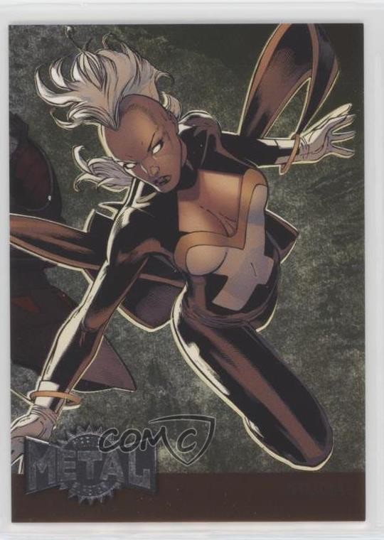 2015 Marvel Fleer Retro 1995 Fleer Metal Blaster Storm #37 jc3