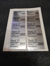 Ancien Autocollant Eternit AG 4040 Neuss Fumilux Année 80 Collection 