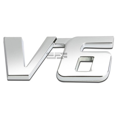 DPT Motorsports Chrome Metal Emblem Badge – Fender Or Bumper Trim, Polished Finish, 55mm X 20mm