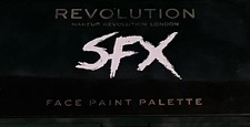 New Authentic Revolution SFX Face Paint Palette - 12 Shades