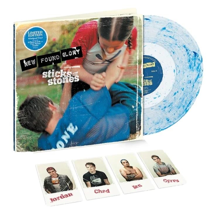 New Found Glory Sticks And Stones (Blue Clear (Vinyl LP)