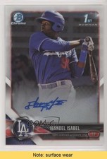2018 Bowman Chrome Prospect Auto Ibandel Isabel #CPA-II Auto READ h3a
