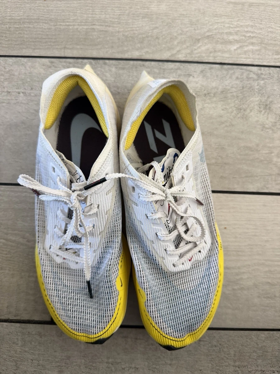 Nike ZoomX Vaporfly NEXT% 2 White Yellow Strike W for sale | eBay