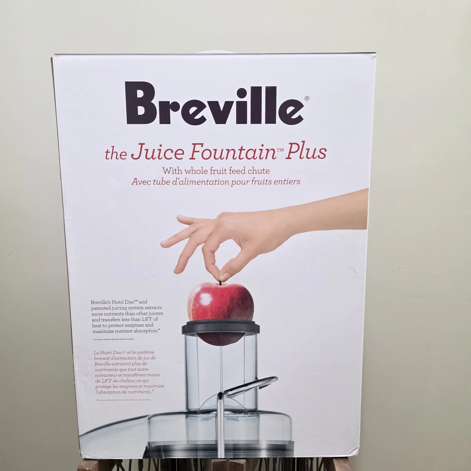 Breville The Juice Fountain Plus JE98XL Juicer – Complete w/ Box & Accessories
