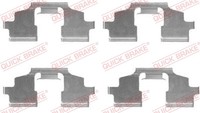 ZubehöRkit, Scheibenbremsbelag Quick Brake 109-1675 FüR Land Rover