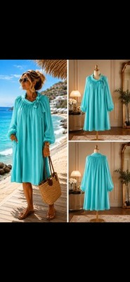 Edle Bluse Made In Itay Super Schöne Elegante Bluse In Blau Neu