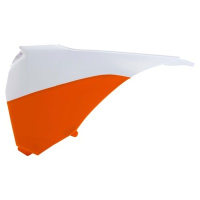 Acerbis Air Box Covers White/Orange For KTM XC-W XCF-W EXC-F