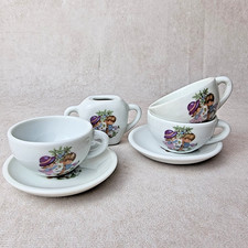 Dinette Ancienne Enfant Porcelaine Miniature - Service Thé Jouet Vintage