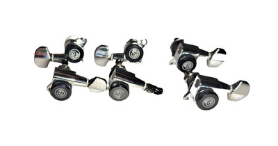 Sperzel USA Black Locking Guitar Tuners 6-In-Line Set Strat Tele