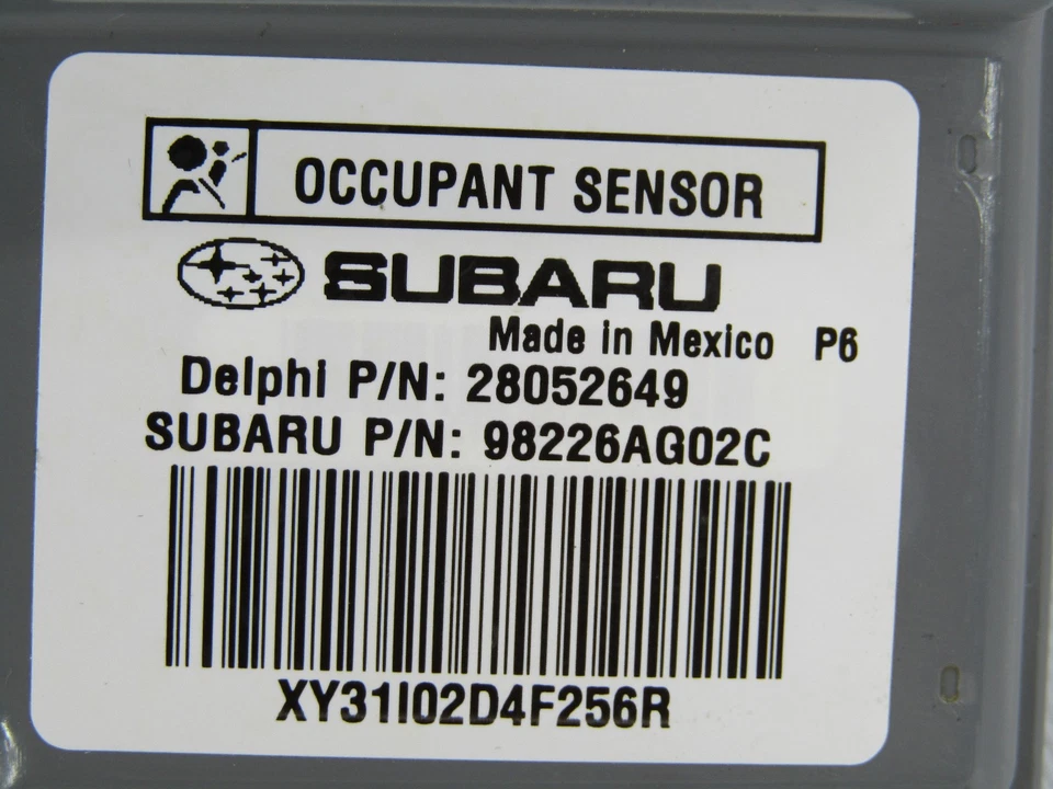 Subaru Legacy Outback Delphi 2007 sensor de ocupante 98226AG02C fabricante original Foto 2 de 4