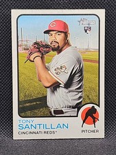 2022 Topps Heritage - Antonio Santillan Cincinnati Reds Baseball Card #214 (RC)