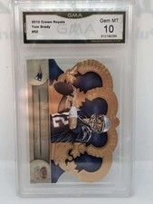 2012 Pacific Crown Royale Die Cut Bronze #52 Tom Brady New England Patriots GMA 